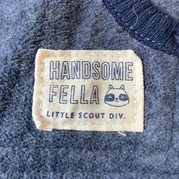 Carters soft fleece sleeper w hood (with ears), snap legs, kitty cat on the back - Picture 8 of 8